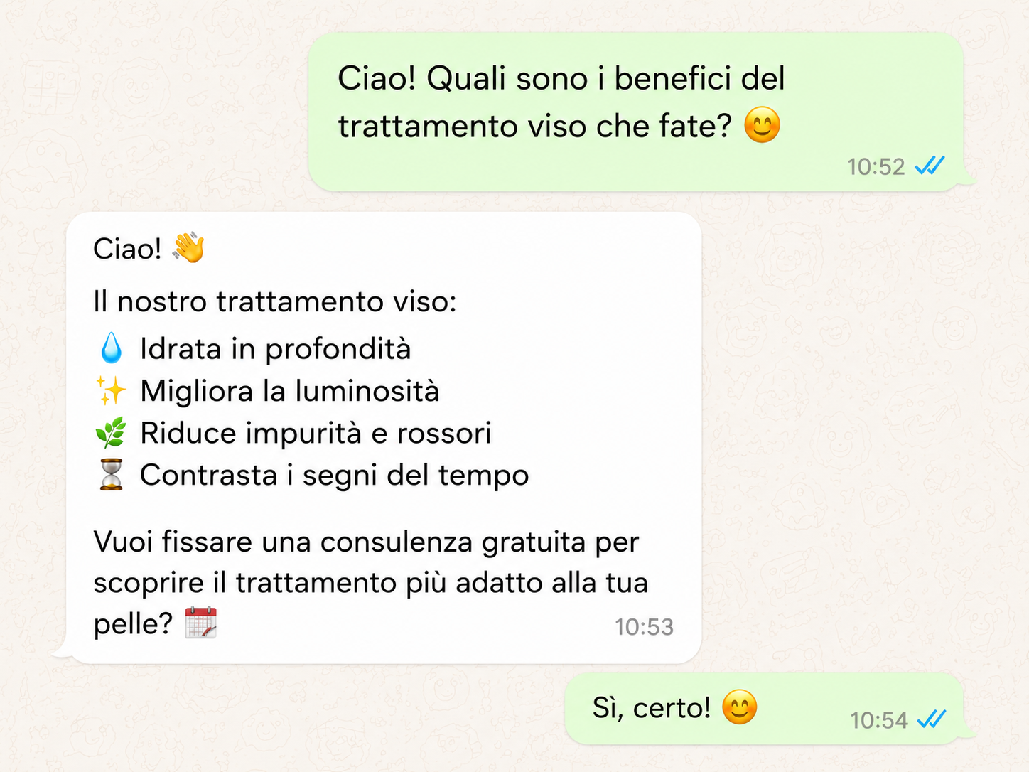 L'AI gestisce le richieste al posto tuo su WhatsApp.